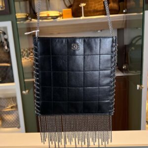 Chanel Chocolate Bar Fringe Bag