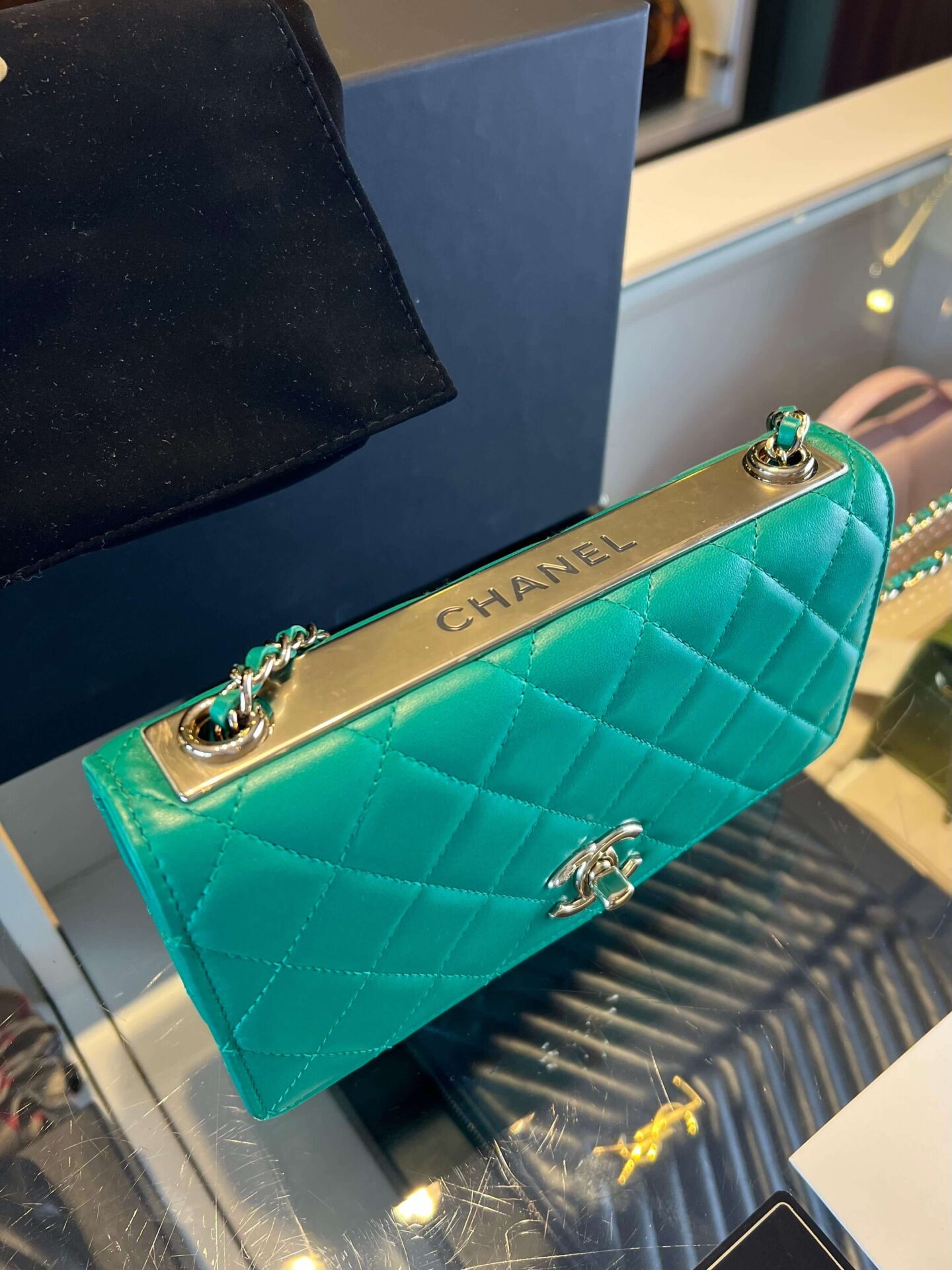Chanel Trendy CC Wallet On Chain - Afbeelding 4