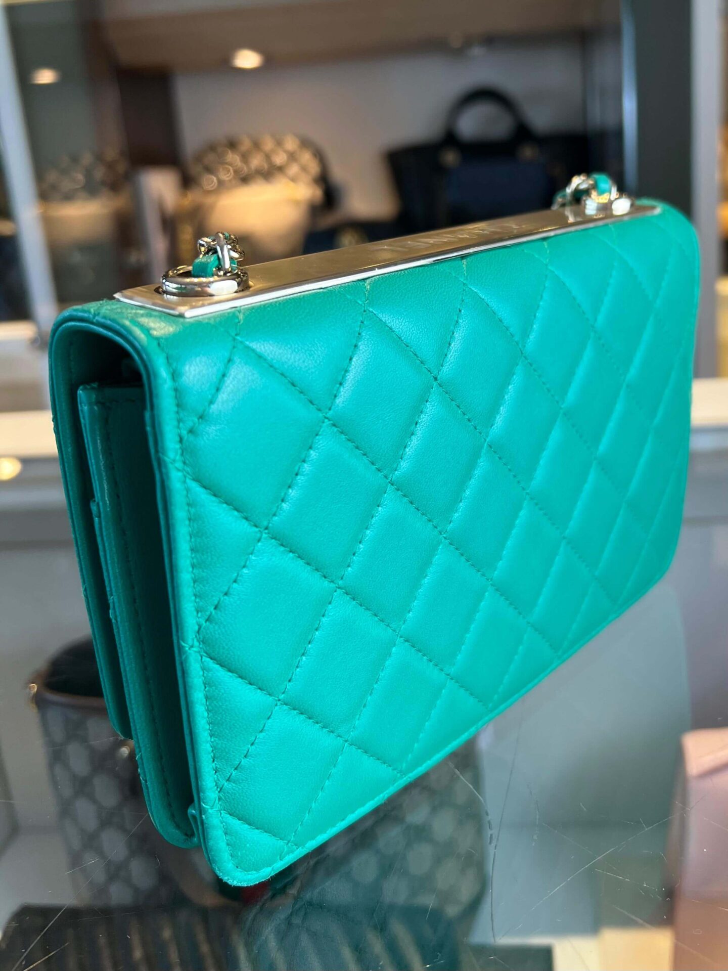 Chanel Trendy CC Wallet On Chain - Afbeelding 13