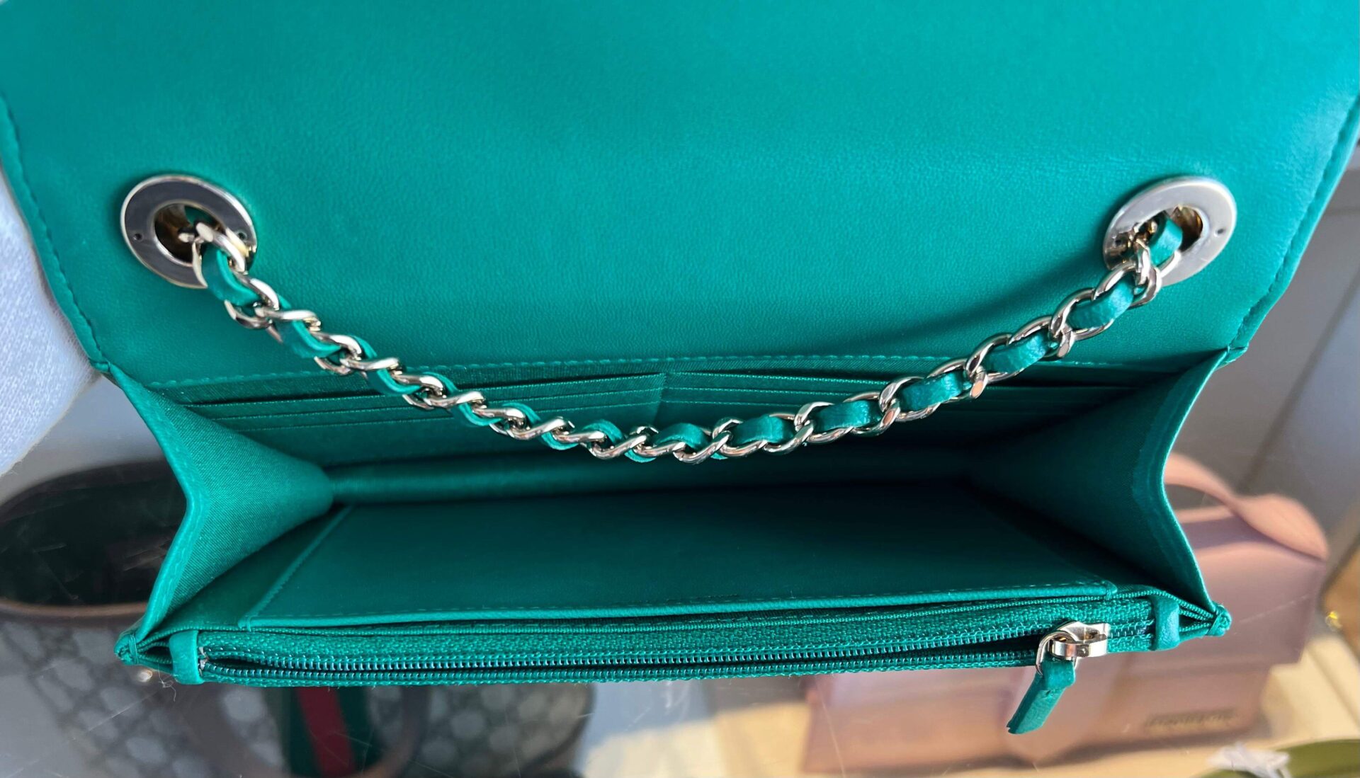 Chanel Trendy CC Wallet On Chain - Afbeelding 10