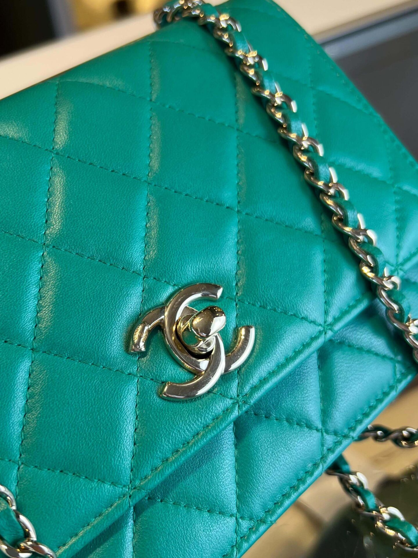 Chanel Trendy CC Wallet On Chain - Afbeelding 19