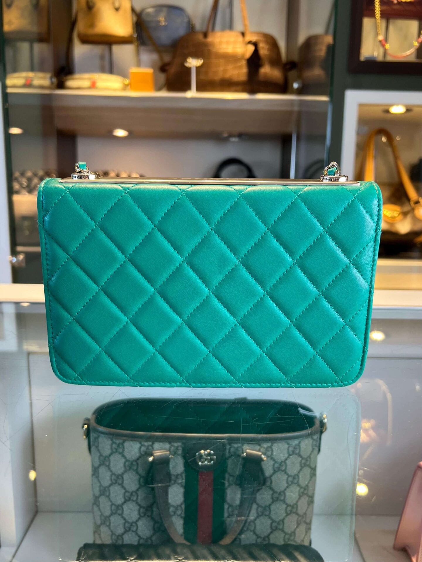 Chanel Trendy CC Wallet On Chain - Afbeelding 11