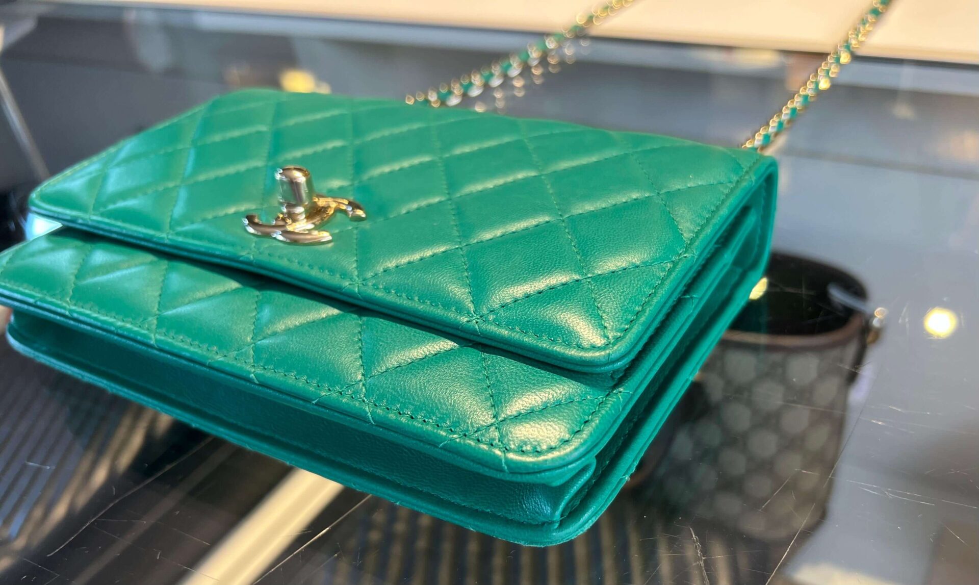 Chanel Trendy CC Wallet On Chain - Afbeelding 14