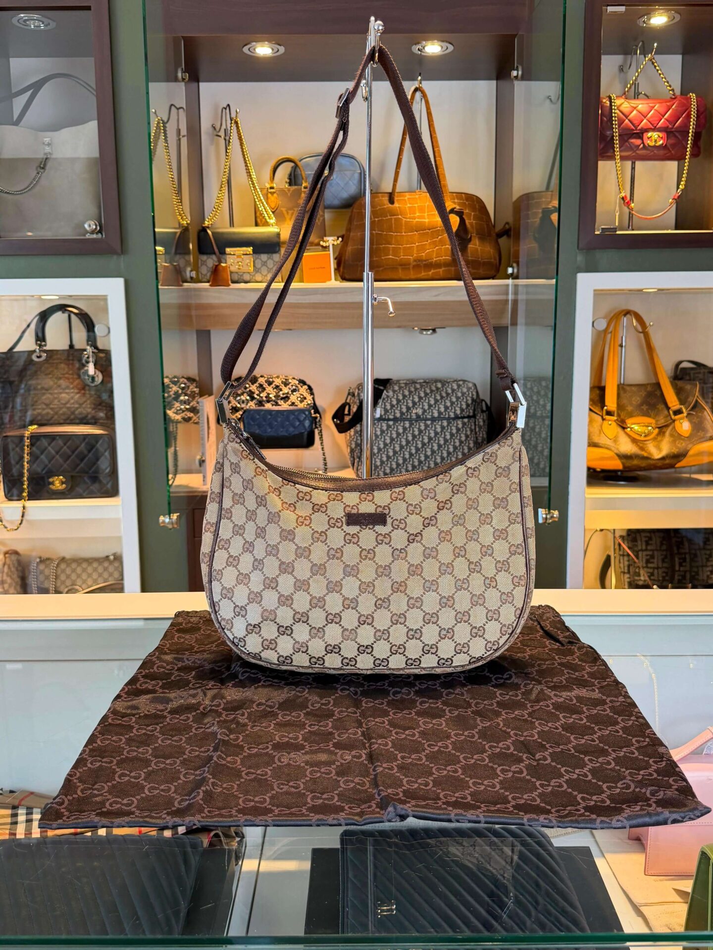 Gucci GG Half Moon schoudertas
