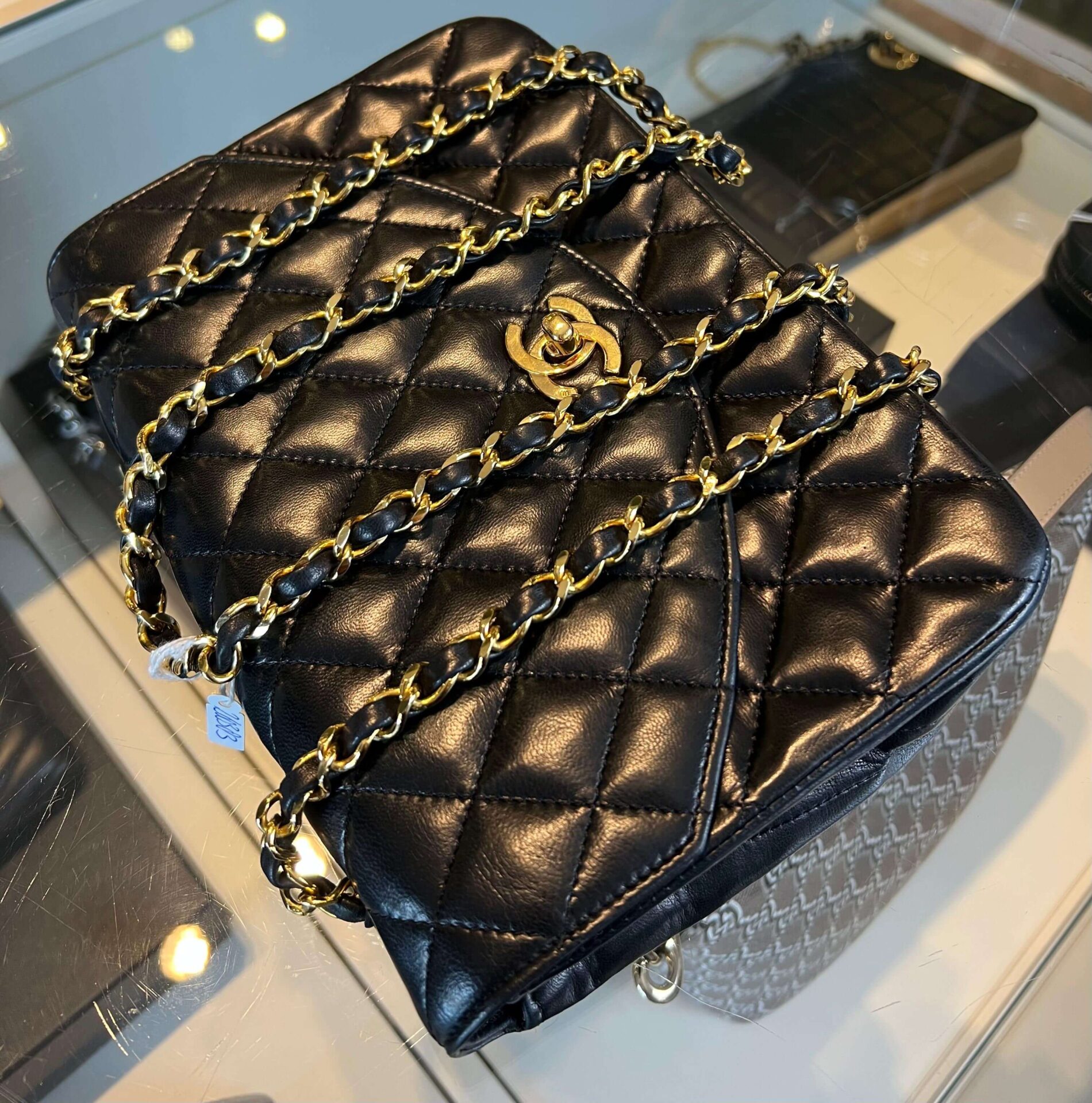 chanel half moon flap bag