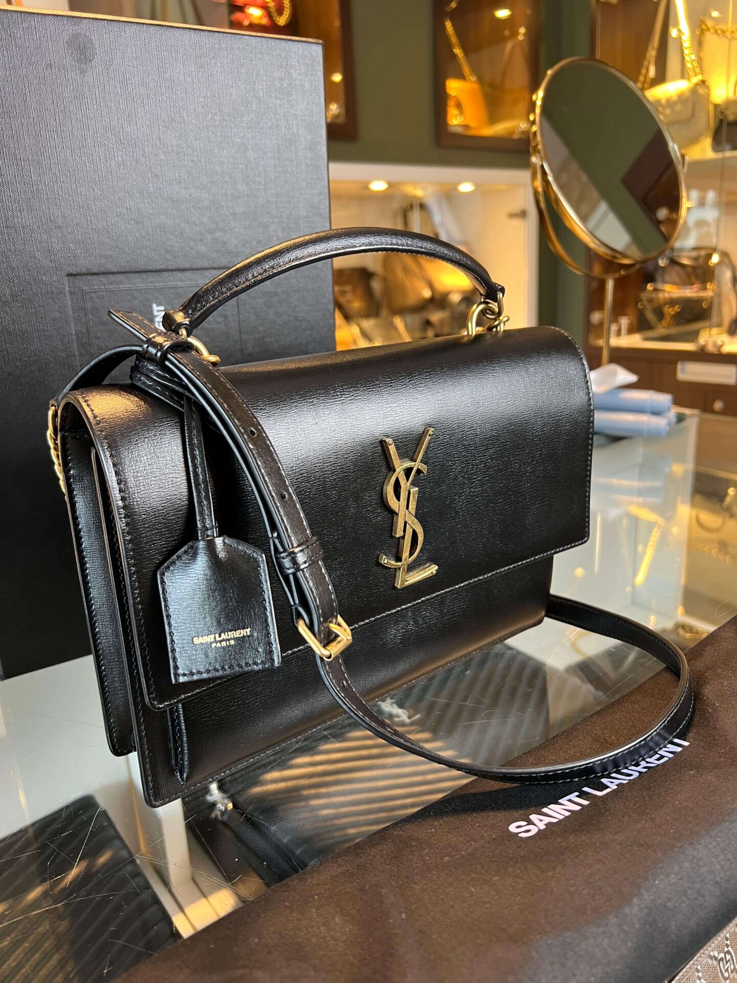 Saint Laurent Sunset Top Handle