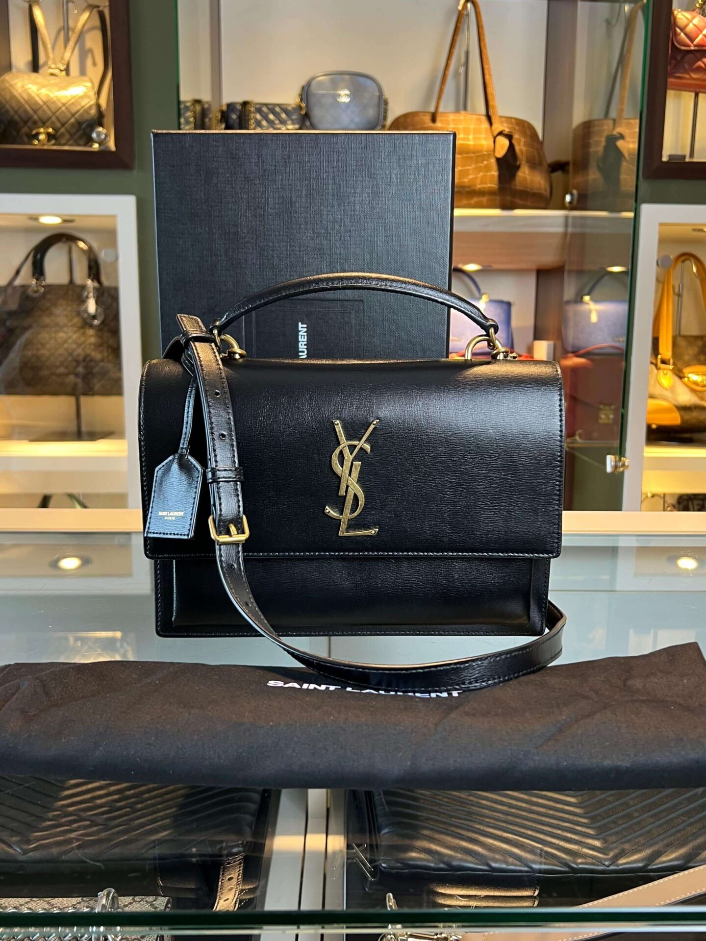 Saint Laurent Sunset Top Handle