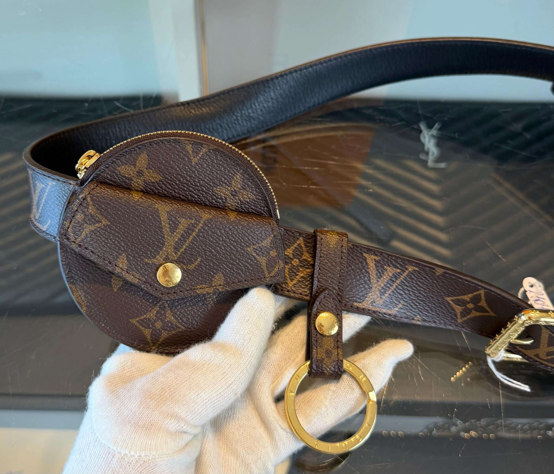 Louis Vuitton Daily Multipocket leather belt - Afbeelding 4