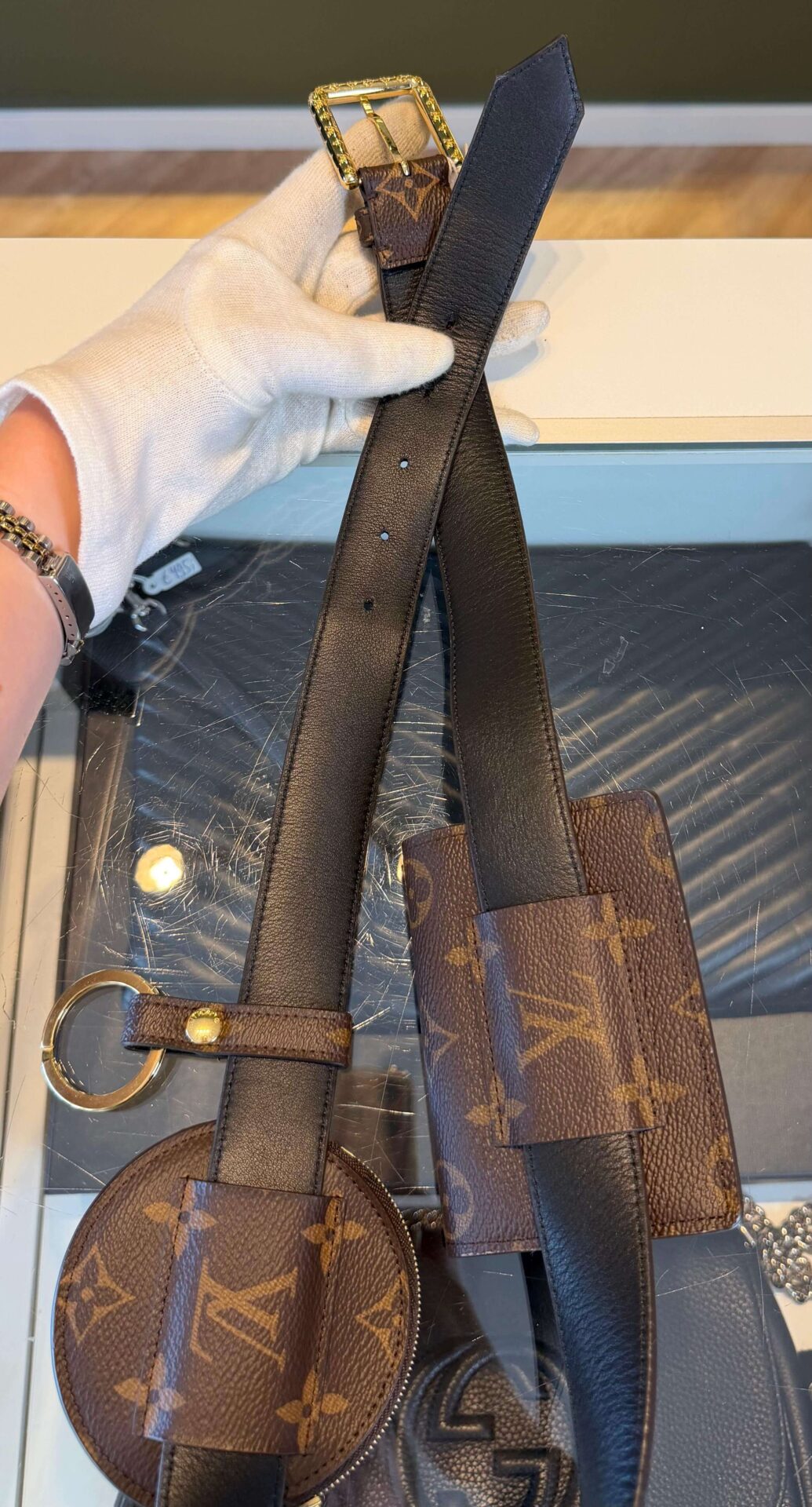 Louis Vuitton Daily Multipocket leather belt - Afbeelding 7