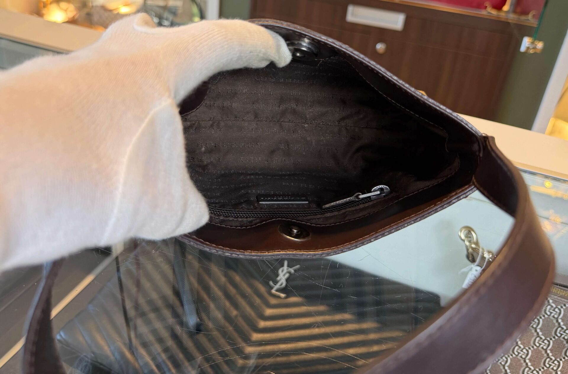 Burberry Nova Check schoudertas - Afbeelding 12