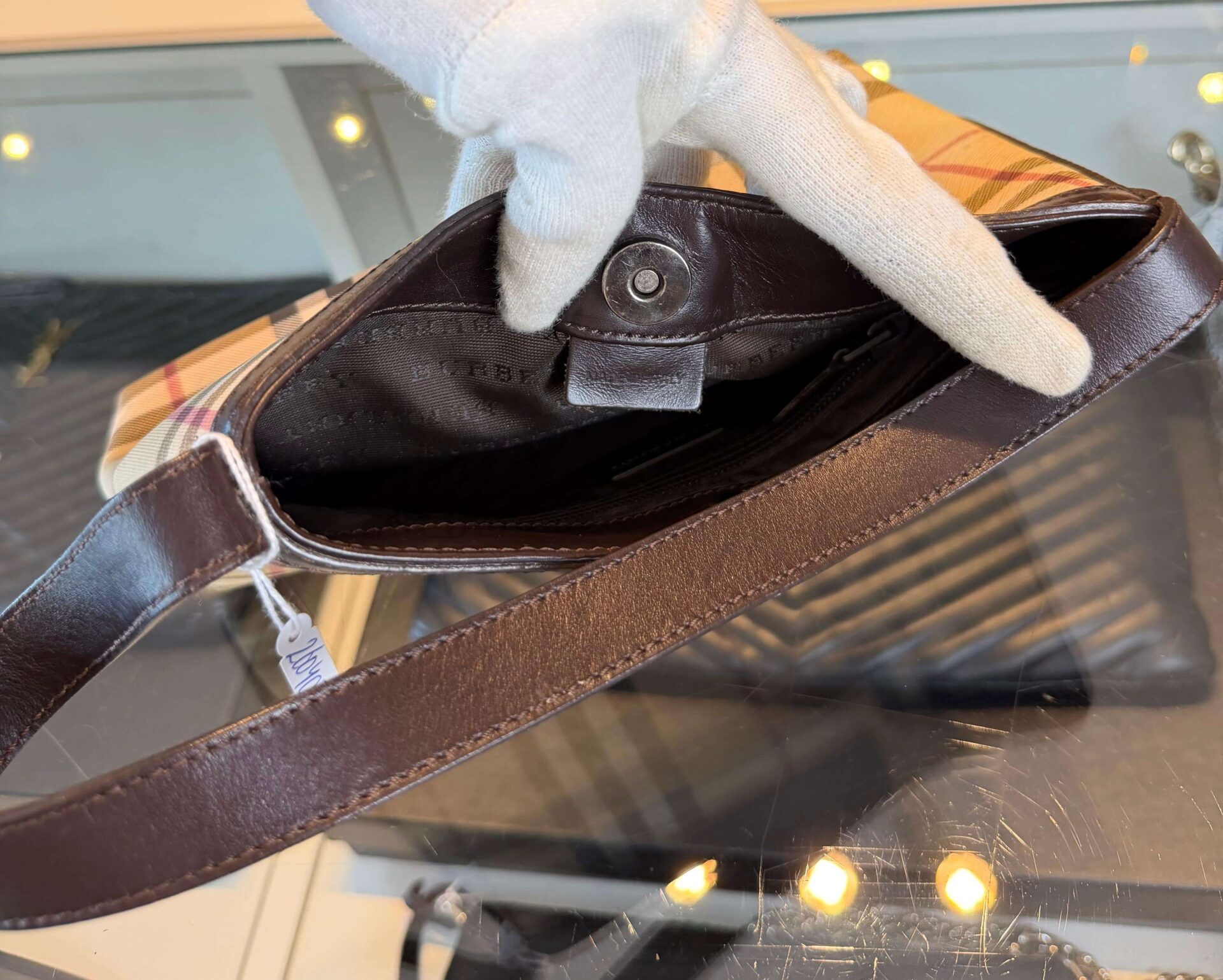 Burberry Nova Check schoudertas - Afbeelding 10