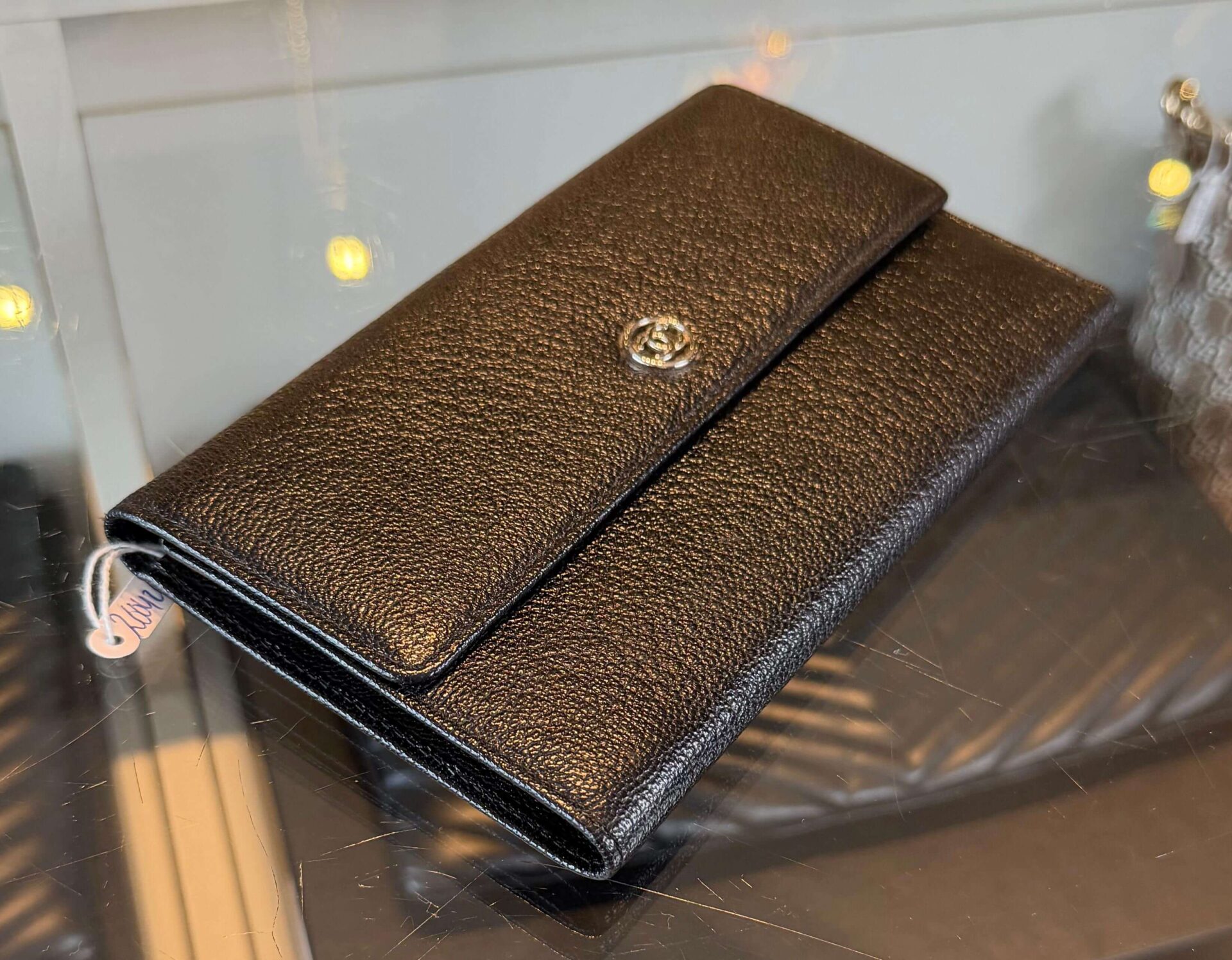 Chanel CC Button long flap portemonnee - Afbeelding 4