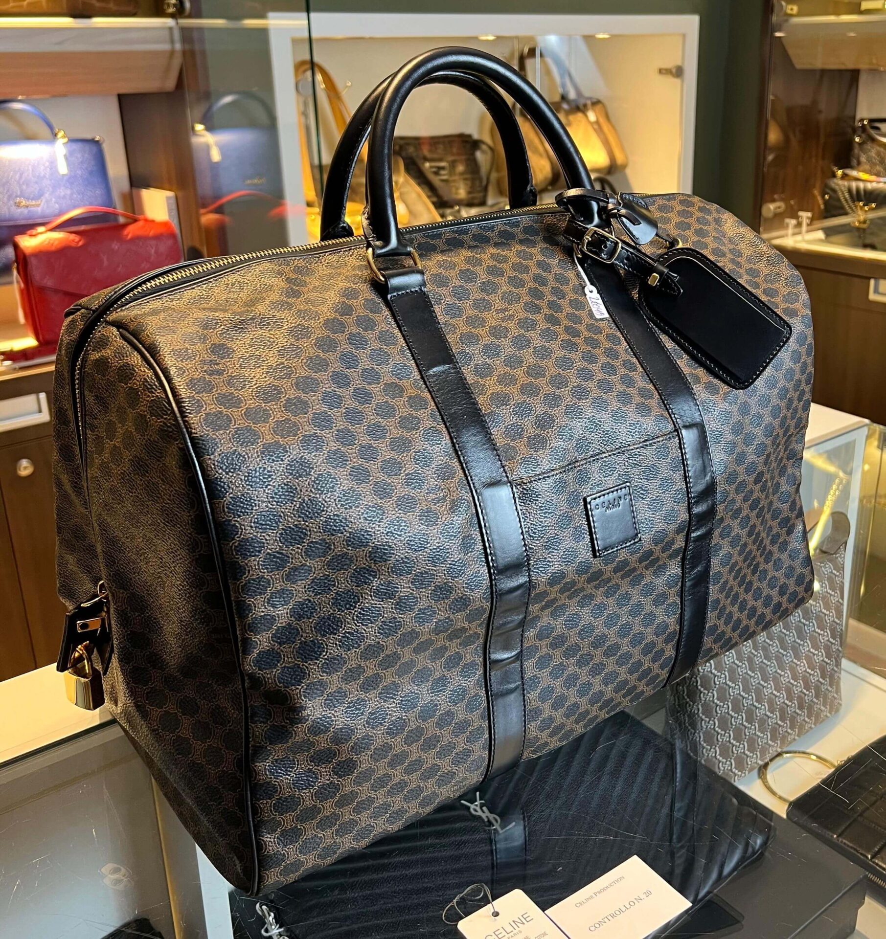 Céline Macadam Boston bag