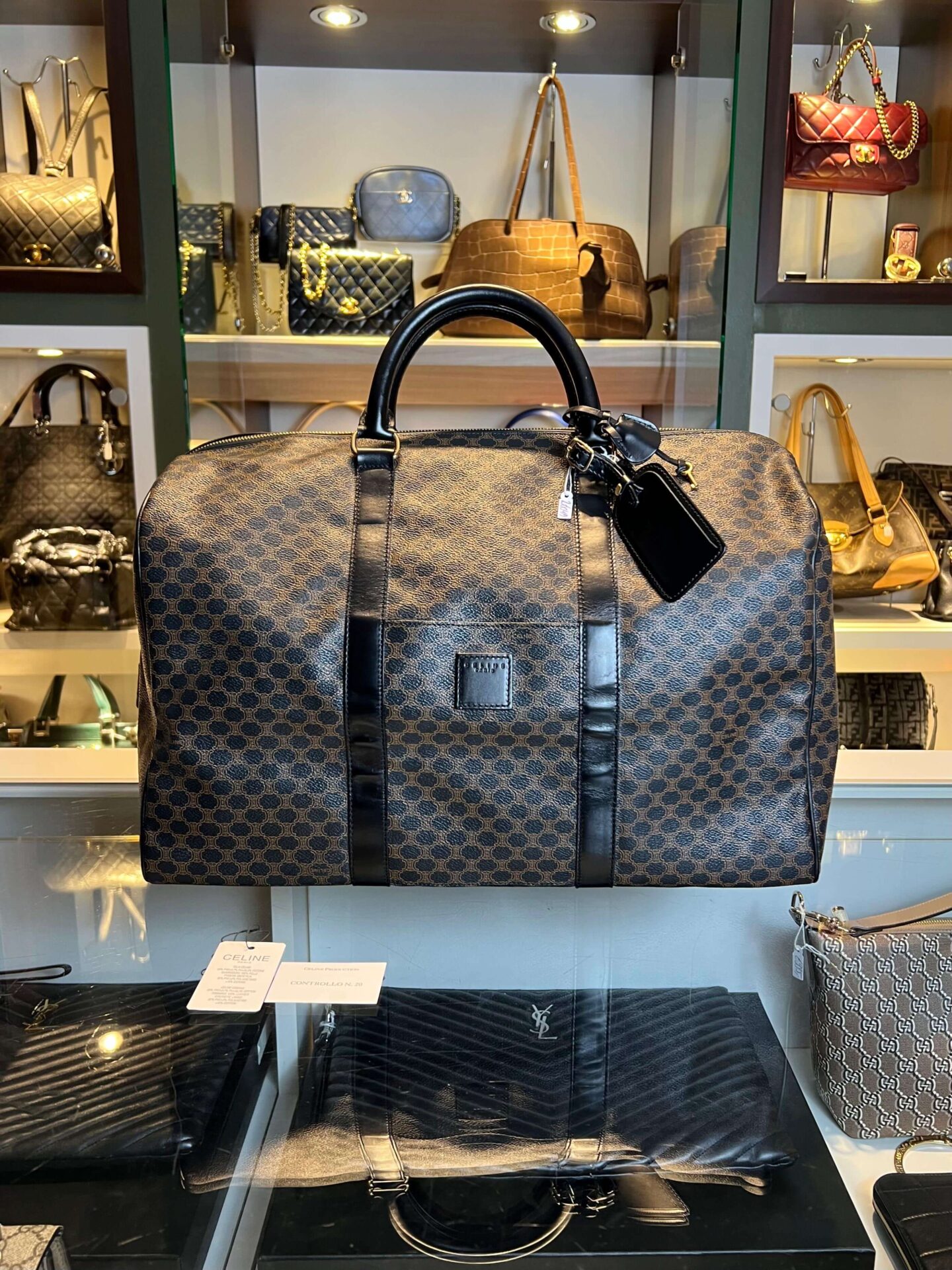 Céline Macadam Boston bag