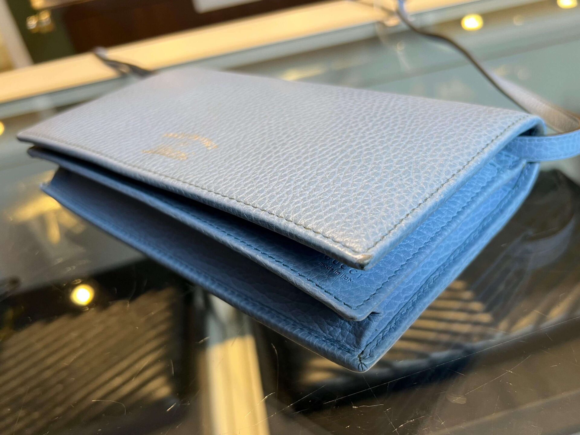 Gucci Swing Wallet on Strap - Afbeelding 12