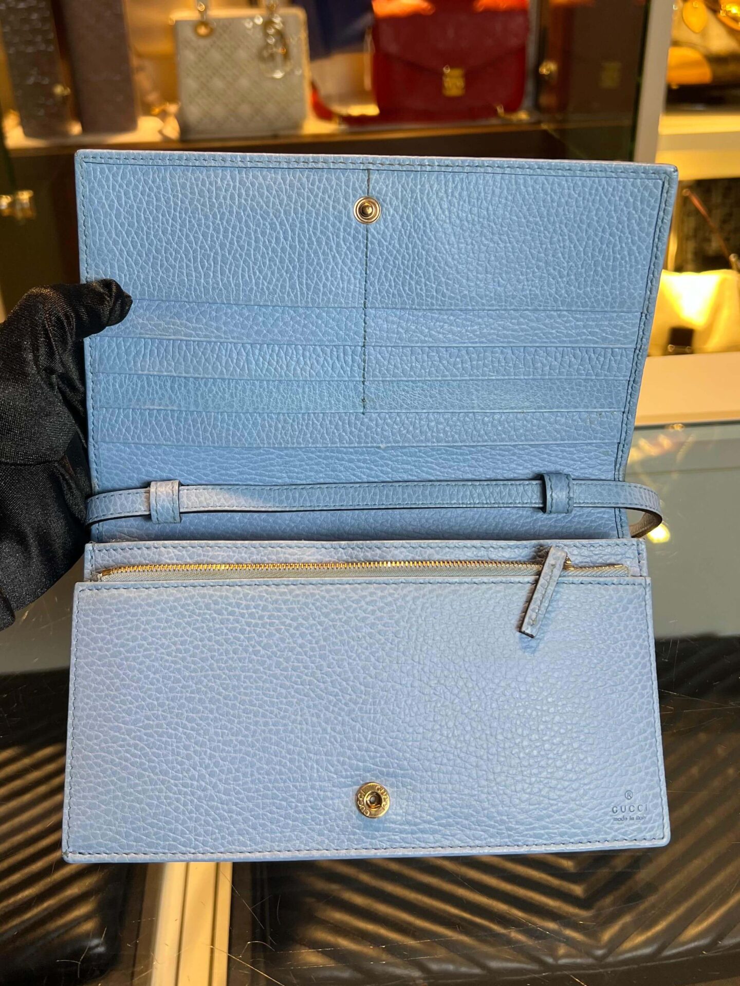 Gucci Swing Wallet on Strap - Afbeelding 6