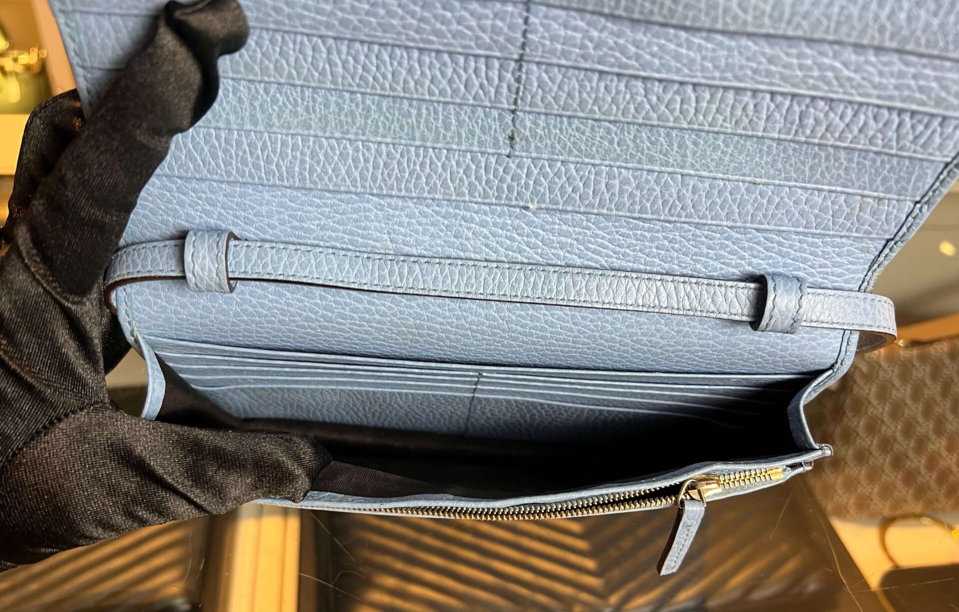 Gucci Swing Wallet on Strap - Afbeelding 9