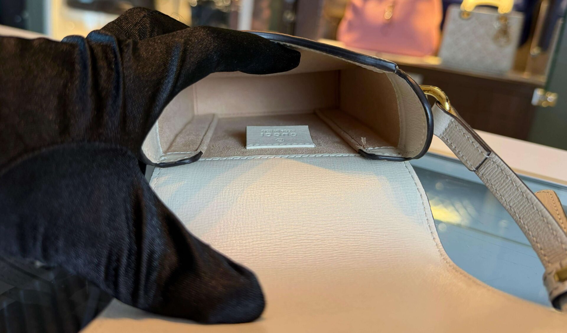 Gucci Horsebit 1955 Mini Bag - Afbeelding 13
