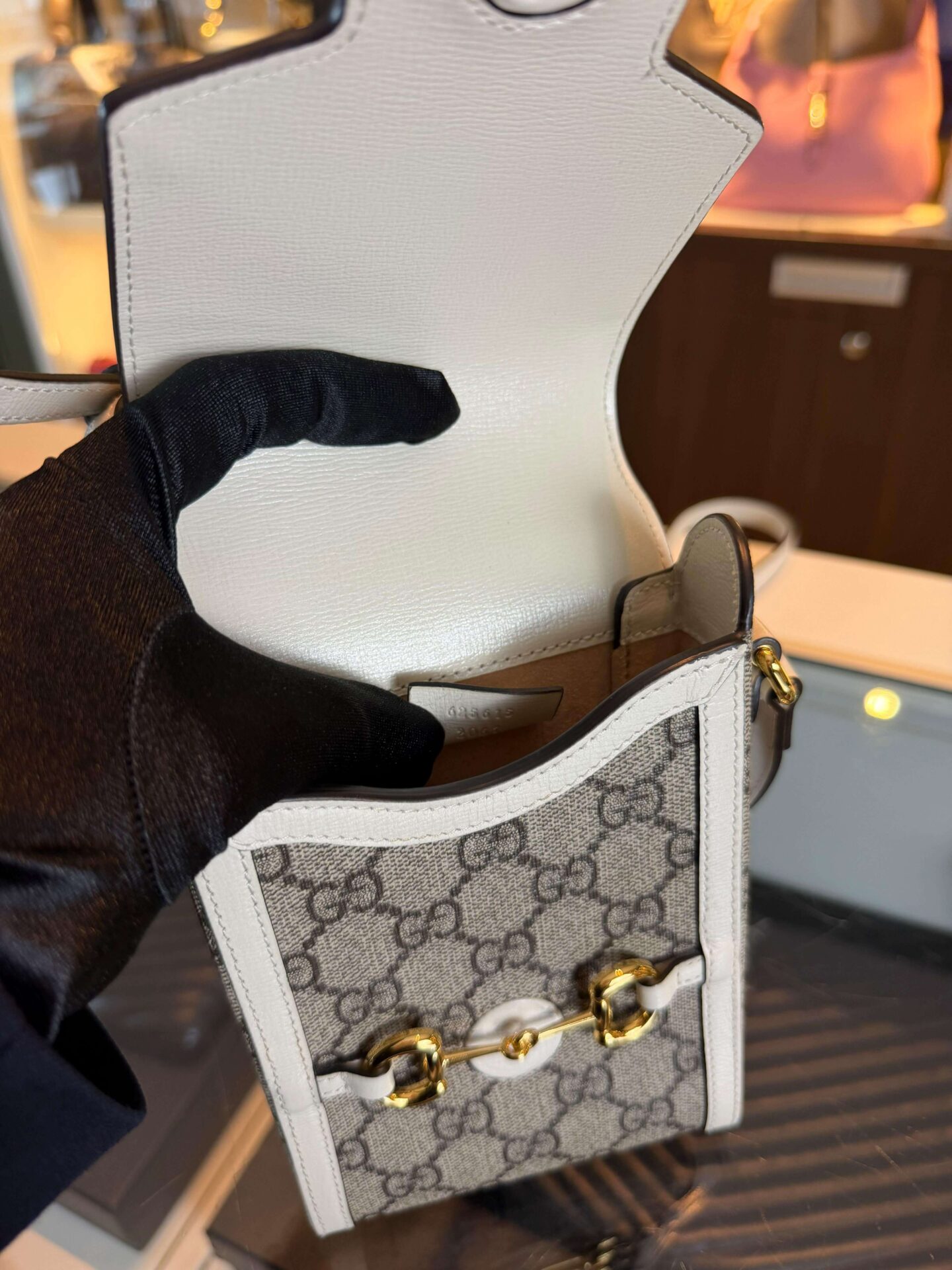 Gucci Horsebit 1955 Mini Bag - Afbeelding 11