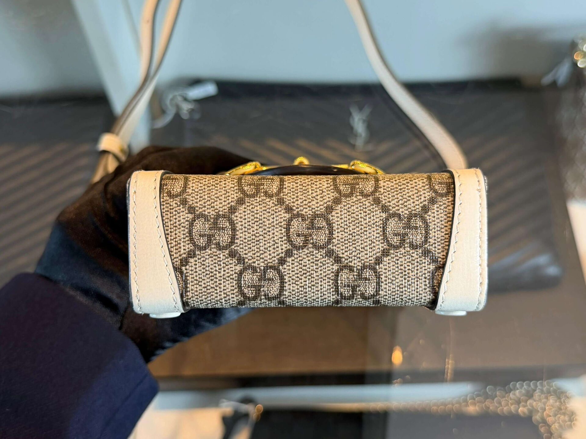 Gucci Horsebit 1955 Mini Bag - Afbeelding 10