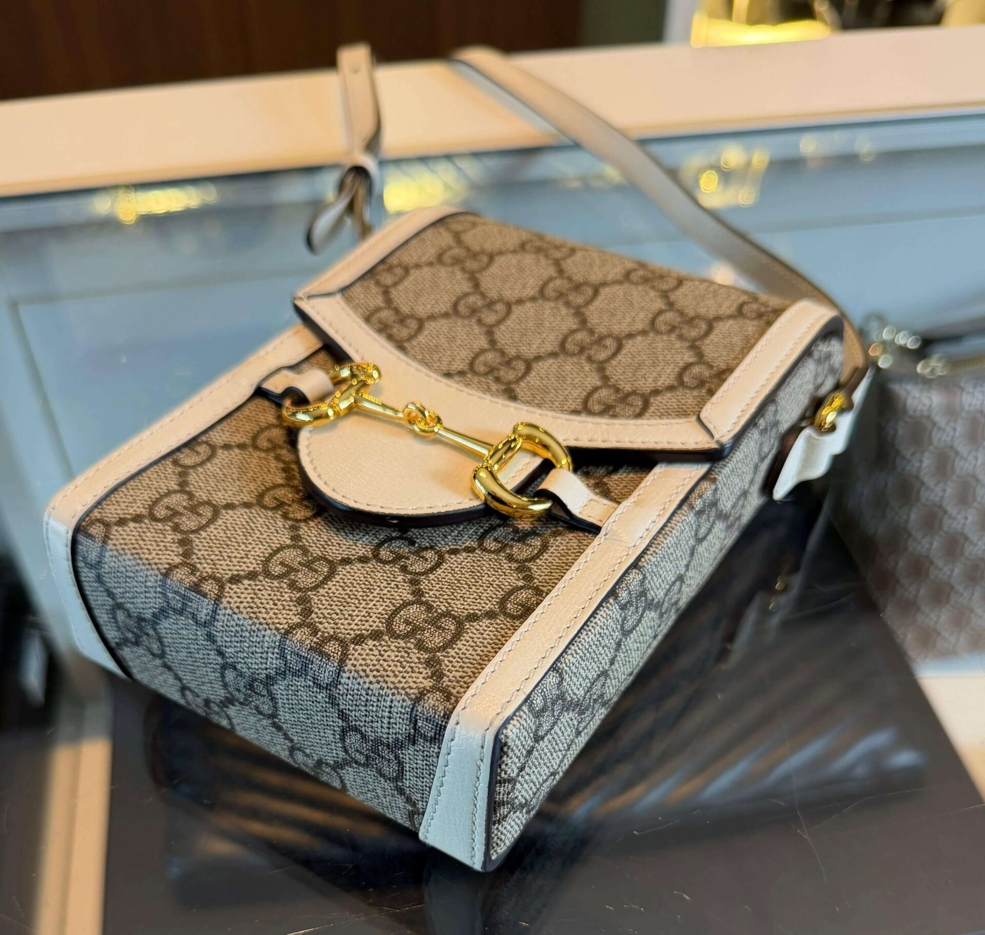 Gucci Horsebit 1955 Mini Bag - Afbeelding 4