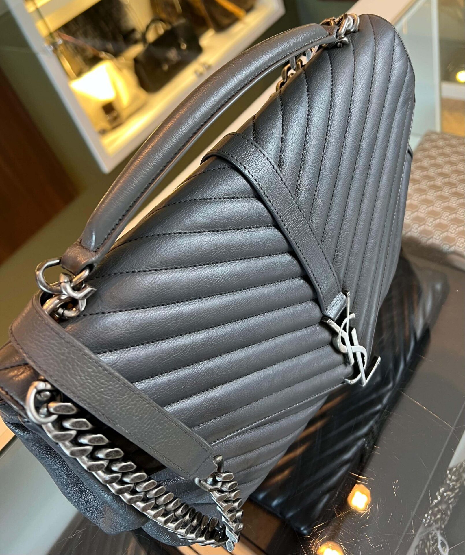 Saint Laurent Monogram College bag - Afbeelding 4
