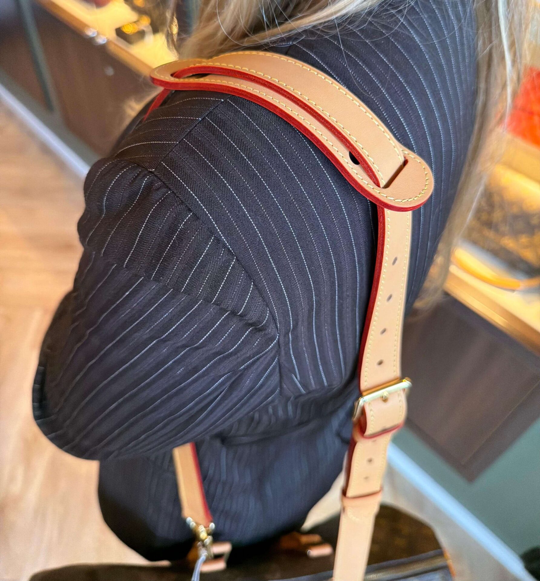 Vachetta leather crossbody strap - Afbeelding 3