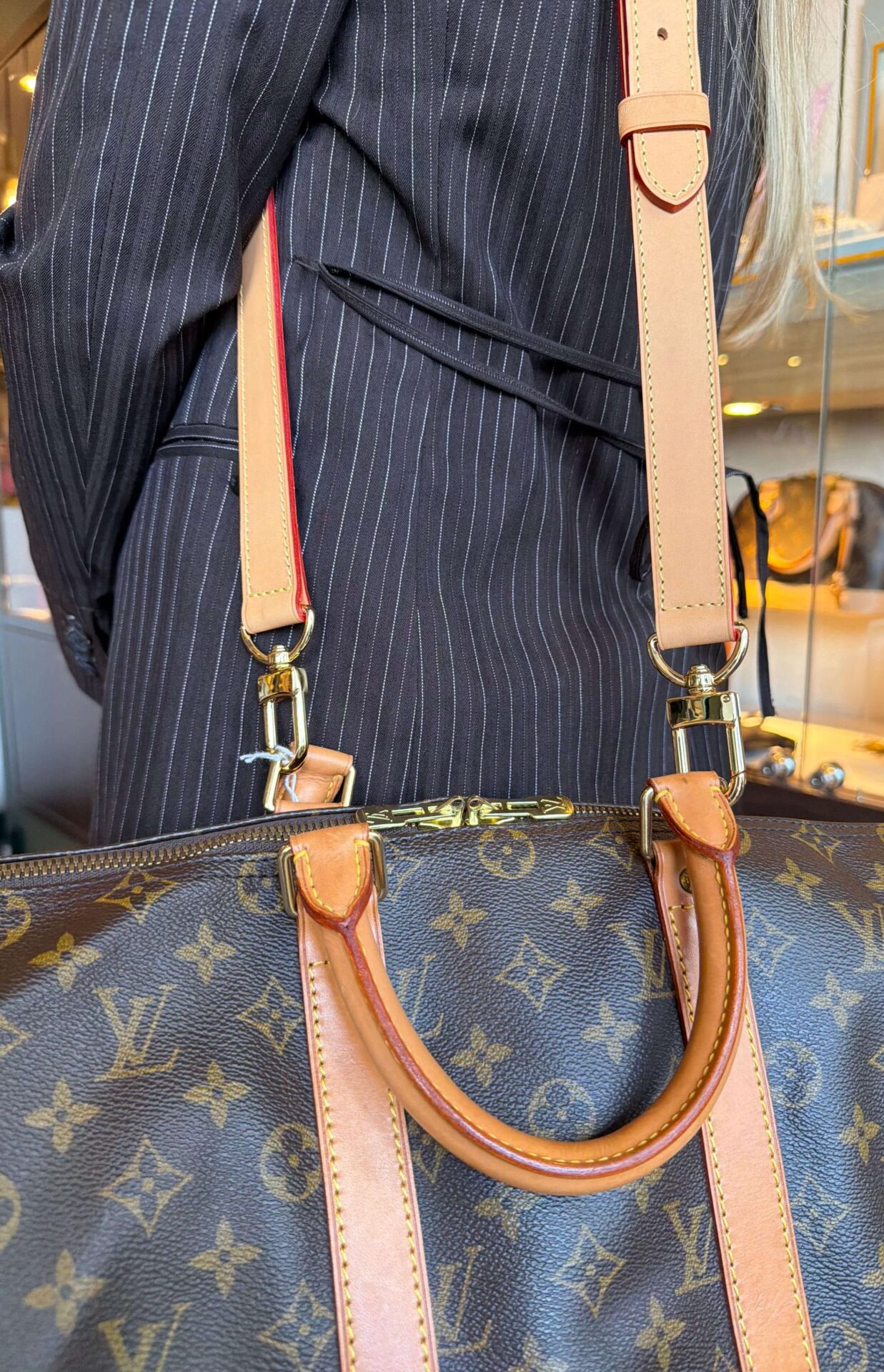 Vachetta leather crossbody strap - Afbeelding 5