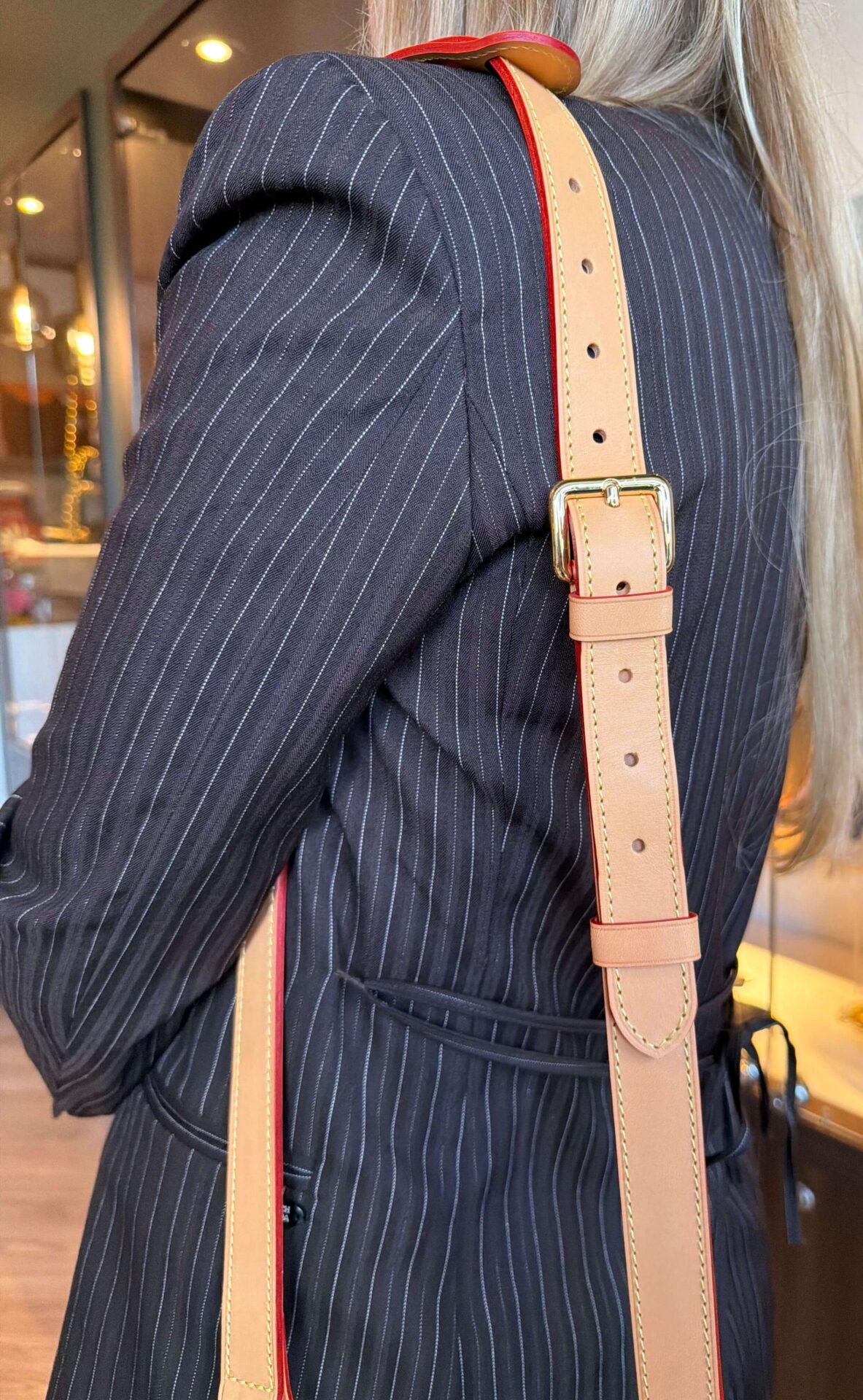 Vachetta leather crossbody strap - Afbeelding 7